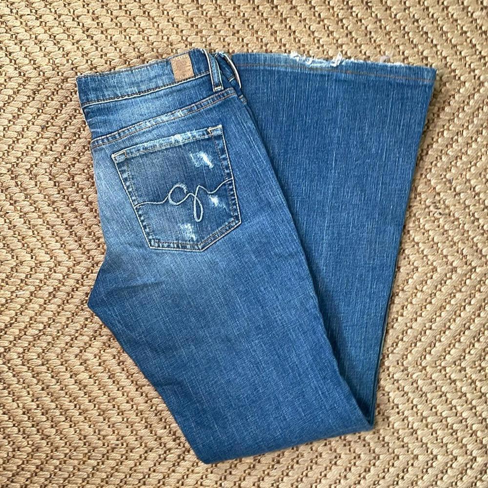 Guess - Y2K Flared Low Slung Denim Jeans - Blue - 29